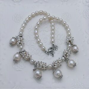 X330 Handmade Freshwater Baroque Pearl Necklace